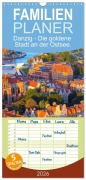 Cover-Bild zum Titel 'Familienplaner 2026 - Danzig - Die goldene Stadt an der Ostsee. mit 5 Spalten (Wandkalender, 21 x 45 cm) CALVENDO' von 'Sf Sf'
