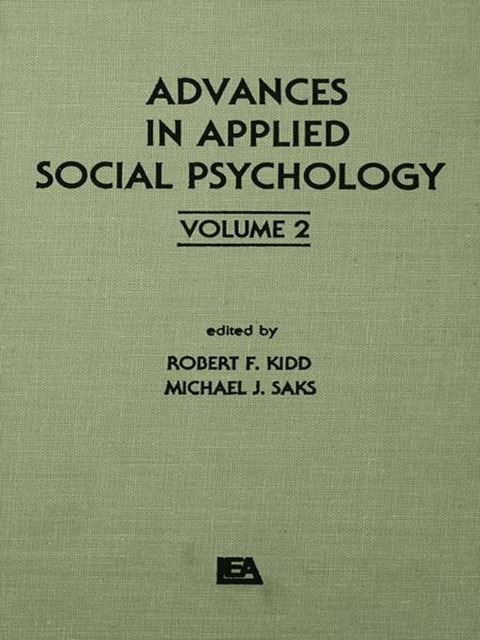 Advances in Applied Social Psychology - 