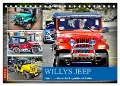 Willys Jeep - Eine amerikanische Legende auf Kuba (Tischkalender 2024 DIN A5 quer), CALVENDO Monatskalender - Henning von Löwis of Menar