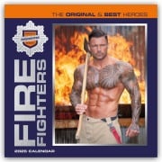 Cover-Bild zum Titel 'Fire Fighters - Feuerwehrmänner 2026 - Wand-Kalender' von 'Carousel'