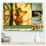 Cover-Bild zum Titel 'Lustige Amphibienbande (hochwertiger Premium Wandkalender 2026 DIN A2 quer), Kunstdruck in Hochglanz' von 'Steffen Gierok-Latniak'
