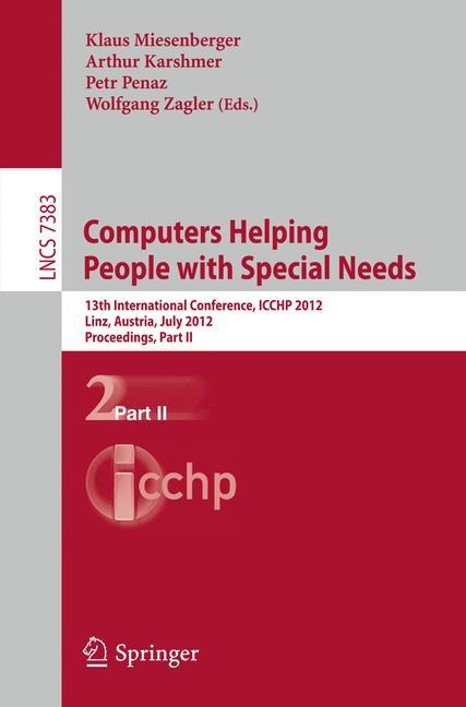 Computers Helping People with Special Needs - 
