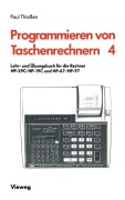Cover-Bild zum Titel 'Lehr- und Übungsbuch für die Rechner HP-29C/HP-19C und HP-67/HP-97' von 'Paul A. Thießen'