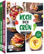 Cover-Bild zum Titel 'Koch dich grün!' von 'Inga Pfannebecker, Tanja Dusy, Rose Marie Donhauser, Sabrina Sue Daniels, Jessica Lerchenmüller'