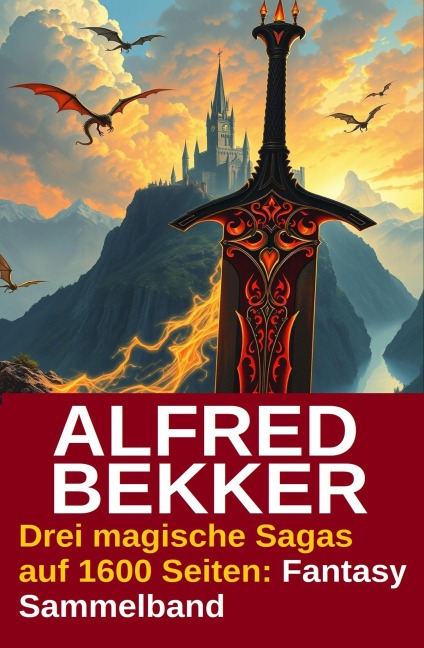 Drei magische Sagas auf 1600 Seiten: Fantasy Sammelband - Alfred Bekker