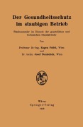 Cover-Bild zum Titel 'Der Gesundheitsschutz im staubigen Betrieb' von 'Josef Benischek, Eugen Feifel'