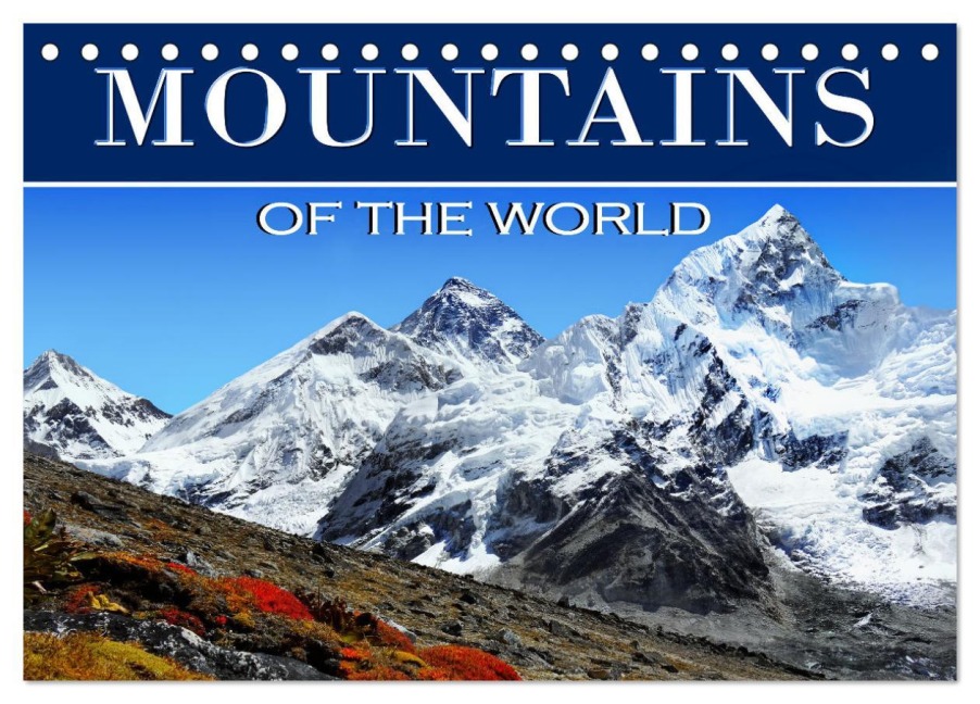 Mountains of The World (Desk Calendar 2026 DIN A5 landscape), CALVENDO 12 Month DeskCalendar - Helena Bilkova