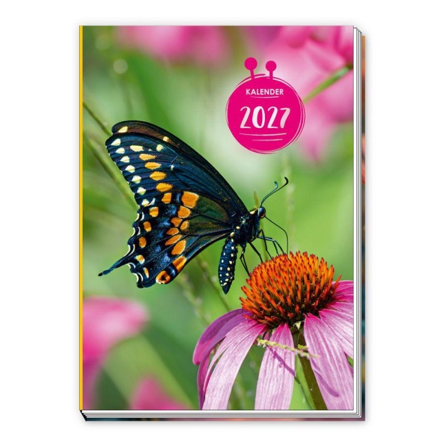 TRÖTSCH - Taschenkalender A7 Schmetterling 2027 - 