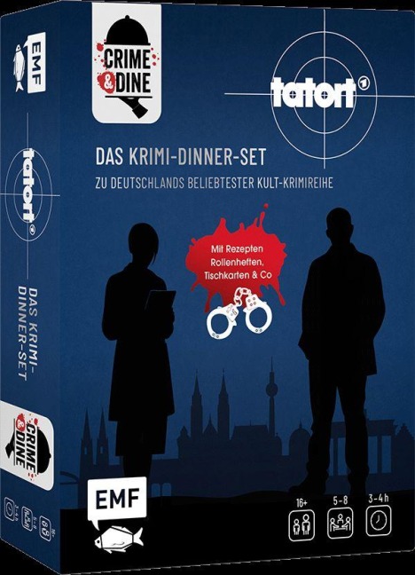 Crime & Dine - Tatort - Das Krimi-Dinner-Set zu Deutschlands beliebtester Kult-Krimireihe - Paperdice Holding GmbH