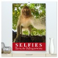 Selfies. Tierische Selbstportraits (hochwertiger Premium Wandkalender 2025 DIN A2 hoch), Kunstdruck in Hochglanz - Elisabeth Stanzer
