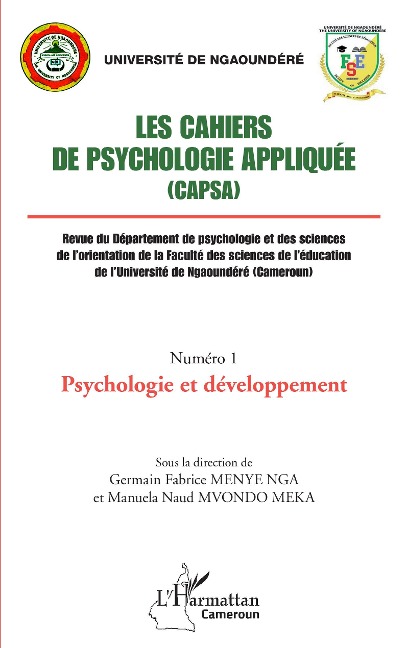 Les Cahiers de psychologie appliquée (CAPSA) Numéro 1 - Germain Fabrice Menye Nga