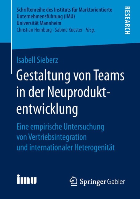 Gestaltung von Teams in der Neuproduktentwicklung - Isabell Sieberz
