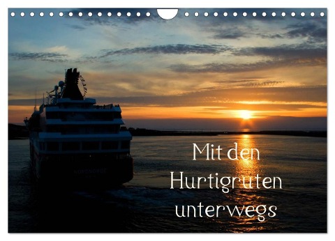 Mit den Hurtigruten unterwegs (Wandkalender 2025 DIN A4 quer), CALVENDO Monatskalender - Klaus Prediger Prediger