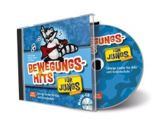 Cover-Bild zum Titel 'Bewegungshits für Jungs - Audio-CD' von 'Elke Gulden, Bettina Scheer, Ralf Kiwit'