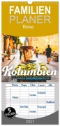 Cover-Bild zum Titel 'Familienplaner 2027 - Kolumbien - Eine unvergessliche Reise durch das bunte Land. mit 5 Spalten (Wandkalender, 21 x 45 cm) CALVENDO' von 'Sf'
