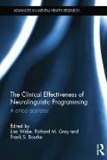 The Clinical Effectiveness of Neurolinguistic Programming - 