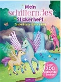 Cover-Bild zum Titel 'Mein schillerndes Stickerheft -  Zauberhafte Einhornwelt' von ''
