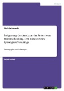 Cover-Bild zum Titel 'Steigerung der Ausdauer in Zeiten von Homeschooling. Der Zusatz eines Sprungkrafttrainings' von 'Pia Frischknecht'