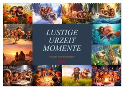 Cover-Bild zum Titel 'Lustige Urzeit Momente - Ein Jahr voller Steinzeitspaß (Wandkalender 2026 DIN A2 quer), CALVENDO Monatskalender' von 'Dirk Meutzner'