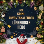 Cover-Bild zum Titel 'Der Krimi-Adventskalender Lüneburger Heide' von 'Florian Bauer'