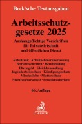 Cover-Bild zum Titel 'Arbeitsschutzgesetze 2025' von ''