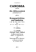 Cover-Bild zum Titel 'CANOSSA (1077)' von 'Reinhard Pantel'