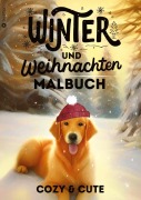 Cover-Bild zum Titel 'Malbuch Weihnachten für Erwachsene - Malbuch Winter für Erwachsene, Frauen, Jugendliche' von 'Kenya Kooper'