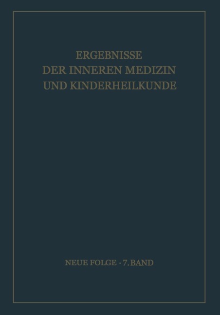 Ergebnisse der Inneren Medizin und Kinderheilkunde - L. Heilmeyer, R. Schoen, E. Glanzmann, B. De Rudder