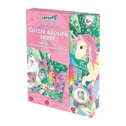 Artista - Glitzer & Folien Bilder Einhorn - 