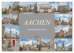 Cover-Bild zum Titel 'Aachen Impressionen (Tischkalender 2027 DIN A5 quer), CALVENDO Monatskalender' von 'Dirk Meutzner'