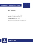 Cover-Bild zum Titel 'Landeskunde und Lyrik?' von 'Anja Reisinger'