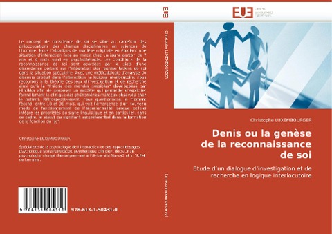 Denis ou la genèse de la reconnaissance de soi - Christophe Luxembourger