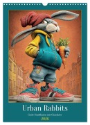 Cover-Bild zum Titel 'Urban Rabbits. Coole Stadthasen mit Charakter (Wandkalender 2026 DIN A3 hoch), CALVENDO Monatskalender' von 'Rose Hurley'