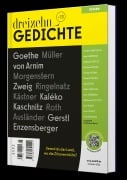 Cover-Bild zum Titel 'dreizehn +13 Gedichte' von 'Oliver Wurm, Barbara Heine, Katharina Pütter'