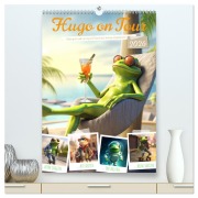 Cover-Bild zum Titel 'Hugo on Tour (hochwertiger Premium Wandkalender 2026 DIN A2 hoch), Kunstdruck in Hochglanz' von 'Cathrin Illgen'