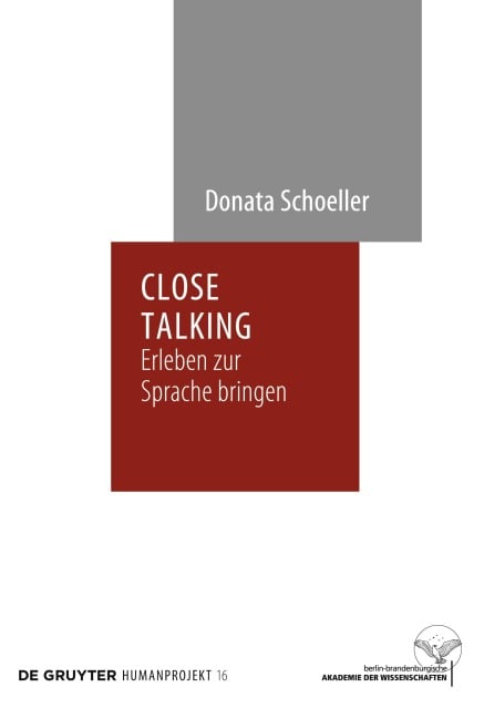 Close Talking - Donata Schoeller