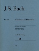 Cover-Bild zum Titel 'Inventionen und Sinfonien für Klavier zu zwei Händen. Urtextausgabe ohne Fingersatz' von 'Johann Sebastian Bach'