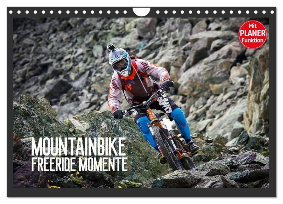 Mountainbike Freeride Momente (Wandkalender 2025 DIN A4 quer), CALVENDO Monatskalender - Dirk Meutzner
