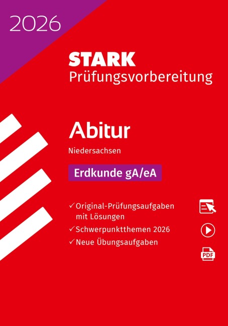 STARK Erdkunde gA/eA - Abitur 2026 Niedersachsen - Prüfungsvorbereitung - 