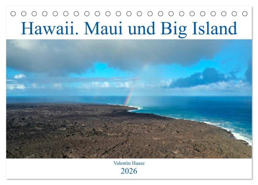 Hawaii, Maui und Big Island (Tischkalender 2026 DIN A5 quer), CALVENDO Monatskalender - Valentin Haase