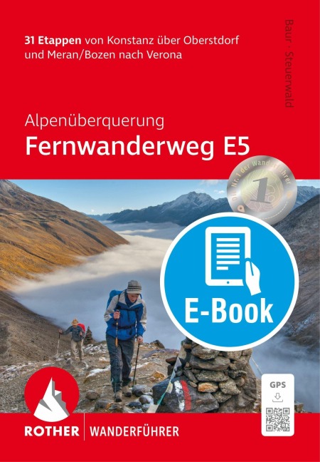 Fernwanderweg E5 (E-Book) - Stephan Baur, Dirk Steuerwald