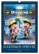 Cover-Bild zum Titel 'Elektrikersprüche (Wandkalender 2026 DIN A3 hoch), CALVENDO Monatskalender' von 'Sabine Löwer'