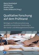Cover-Bild zum Titel 'Qualitative Forschung auf dem Prüfstand' von ''
