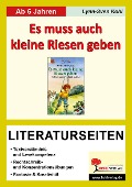 Cover-Bild zum Titel 'Es muss auch kleine Riesen geben - Literaturseiten' von 'Lynn-Sven Kohl'