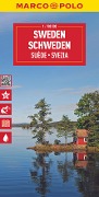 Cover-Bild zum Titel 'MARCO POLO Reisekarte Schweden 1:900.000' von ''