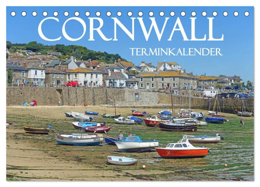 Cornwall. Terminkalender (Tischkalender 2026 DIN A5 quer), CALVENDO Monatskalender - Anita Berger