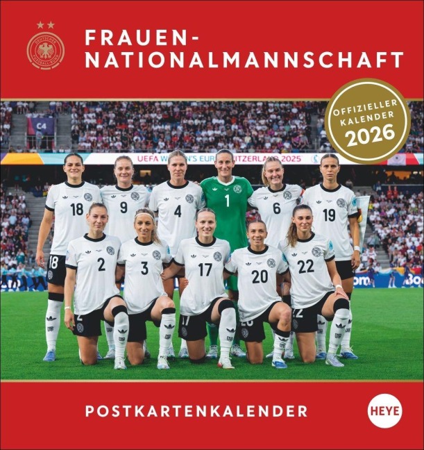 DFB Frauen Postkartenkalender 2026 - 