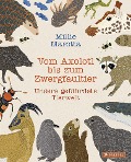 Cover-Bild zum Titel 'Vom Axolotl zum Zwergfaultier' von 'Millie Marotta'