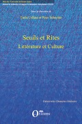 Cover-Bild zum Titel 'SEUILS ET RITES, LITTERATURE ET CULTURE' von 'Tania Collani, Peter Schnyder'