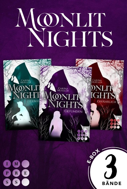 Moonlit Nights: Alle drei Bände in einer E-Box! - Carina Mueller